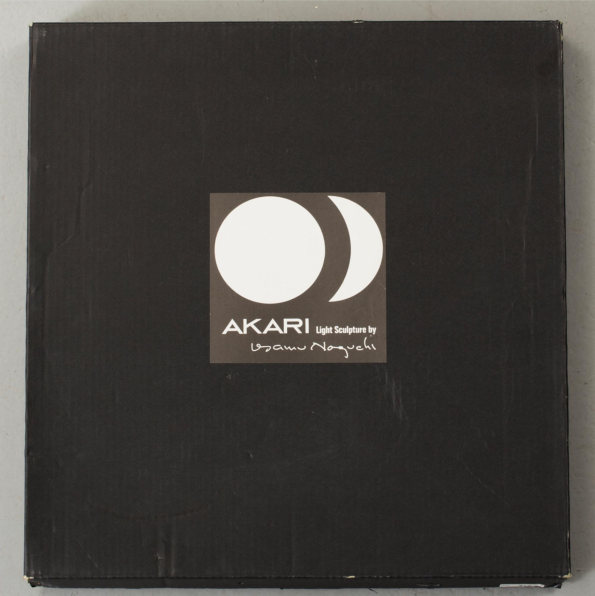 ISAMU NOGUCHI, ljusskulptur / taklampa, Akari, modell "33N", tryckt sign.