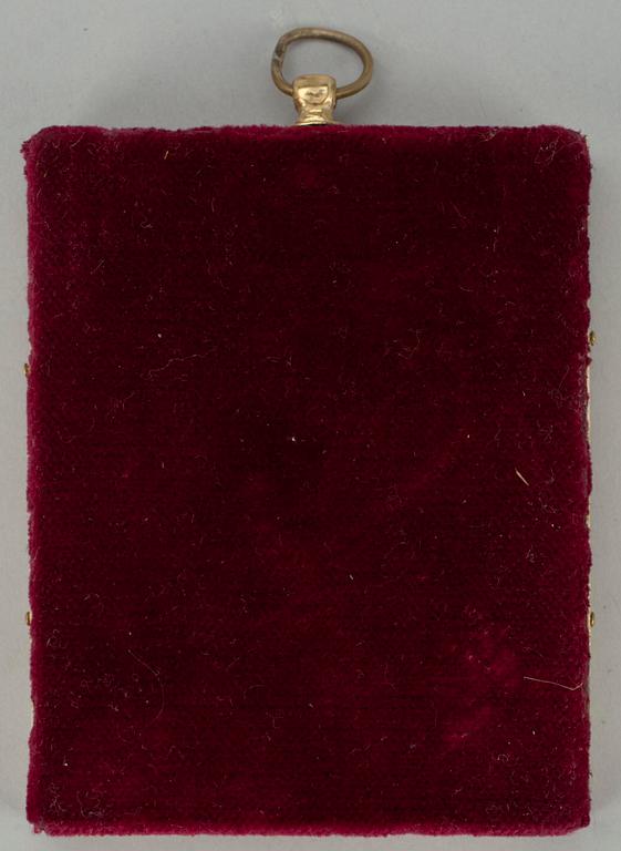 IKON, Ryssland, St.Petersburg, förgylld silverram, hovleverantör Liobavin, ca 1900.