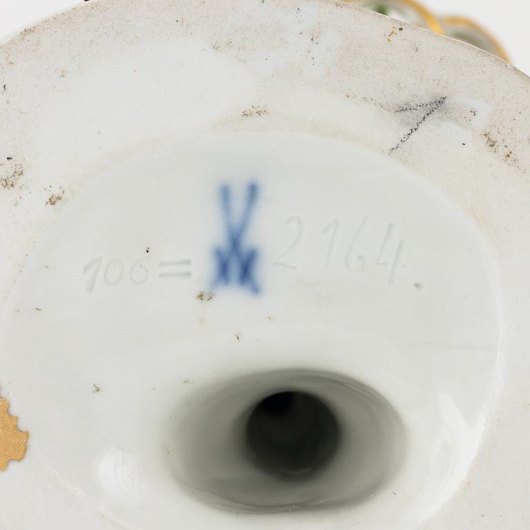 Meissen, figuriner, 4 st, porslin, omkring 1900.