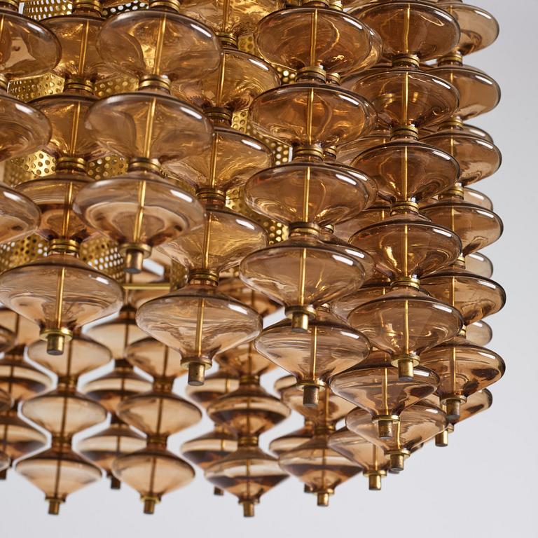 Hans-Agne Jakobsson, an "Estrella" ceiling lamp, model T580/H, Markaryd, Sweden 1960-70s.