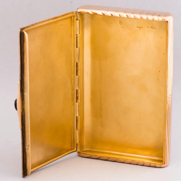 ETUI, 14K guld. E. Morozov, St Petersburg, tidigt 1900-tal.