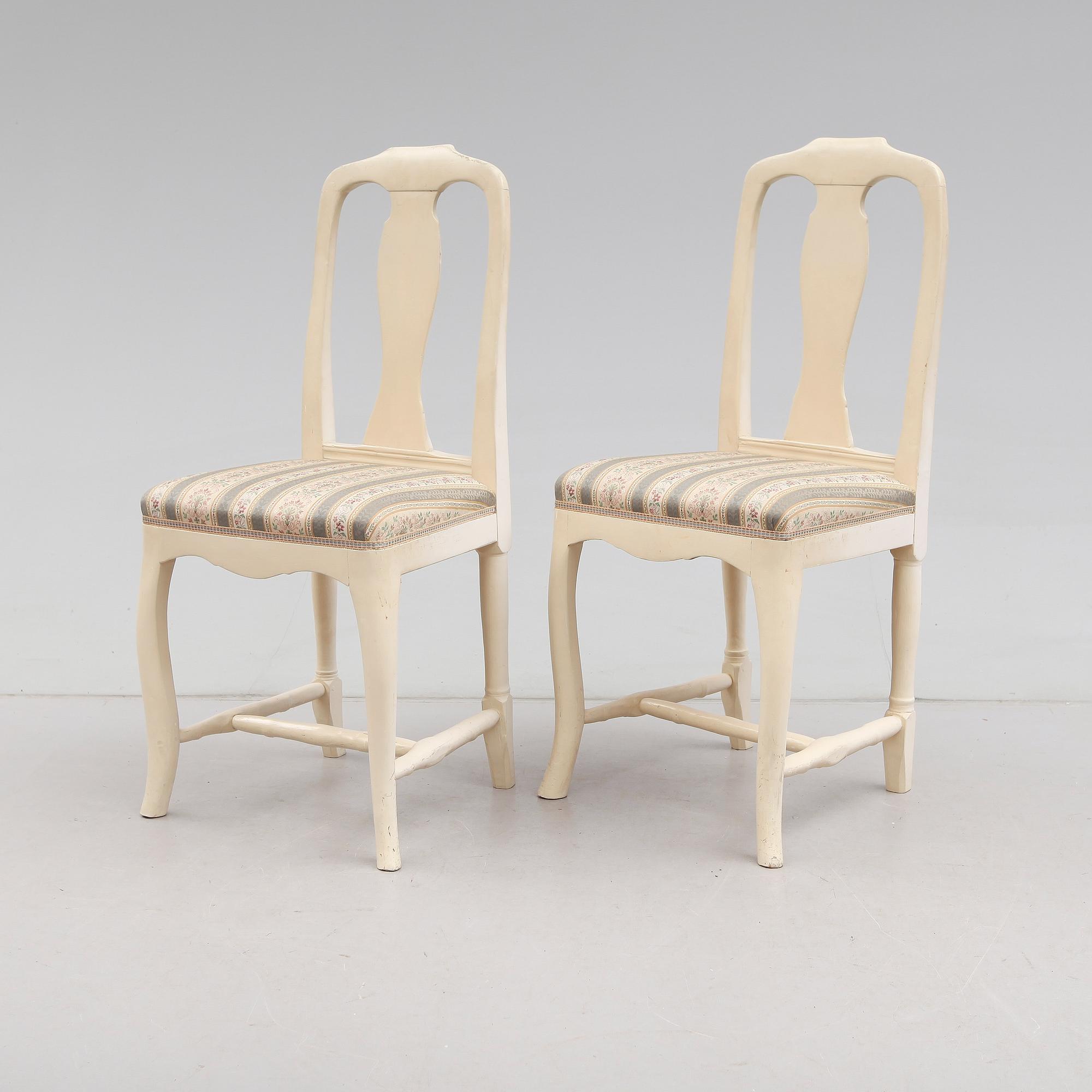 STOLAR, 5 st snarlika, allmoge, 1700-/1800-tal.