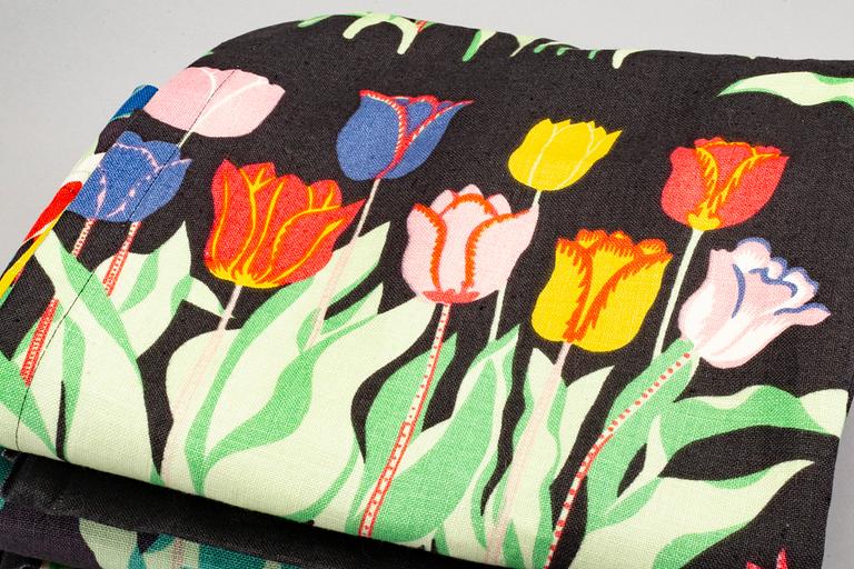 JOSEF FRANK gardiner 4 våder för Firma Svenskt tenn, linne.