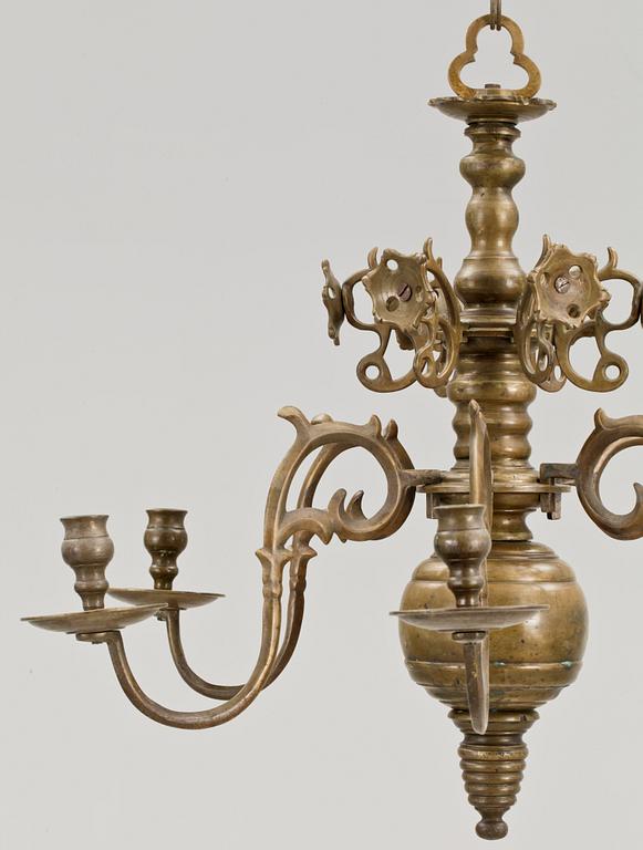 LJUSKRONA, barockstil, 1800-talets slut. H ca 50.