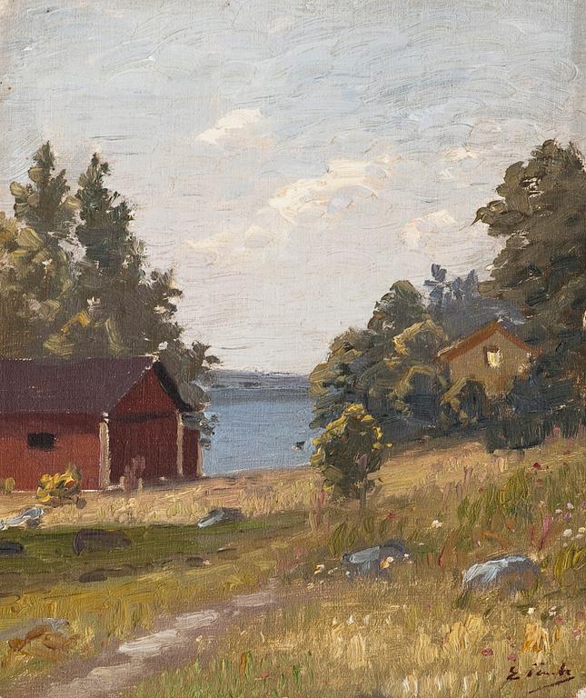 Eugen Taube, A HOUSE BY THE LAKE.