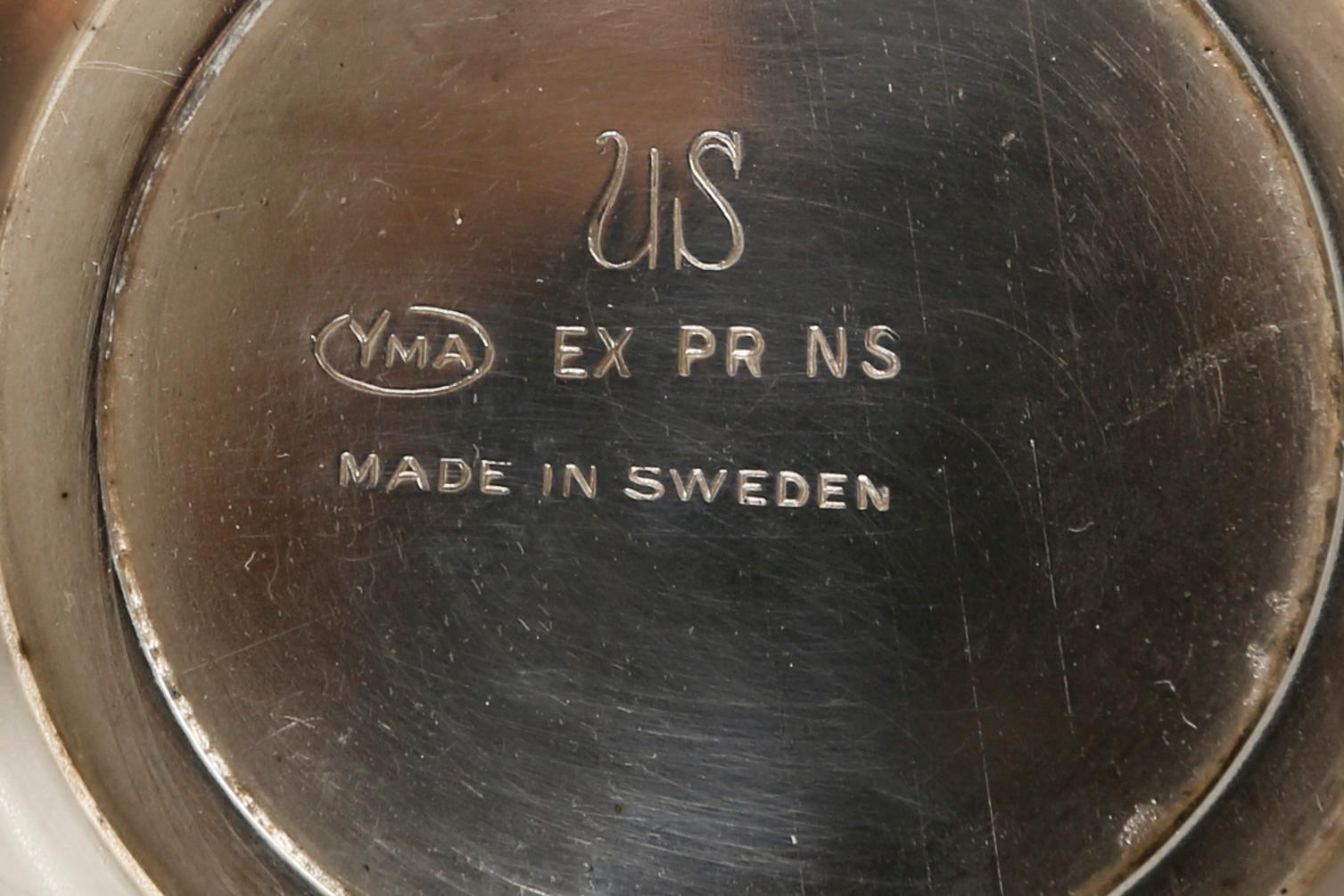 Ulla Fogelklou-Skogh, bowl, nickel silver.