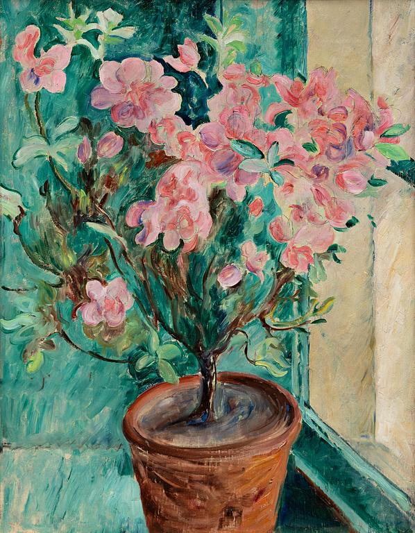 Ture Ander, Hibiscus in a pot.