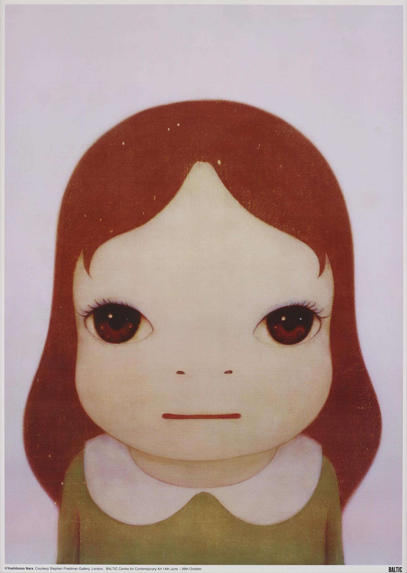 Yoshitomo Nara, "Cosmic Girls: Open Eyes & Closed Eyes" (2).