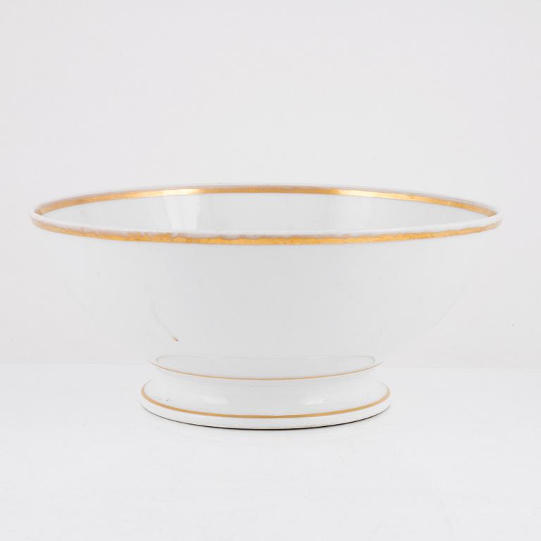 Six pieces of Empire porcealin, 19th Century.