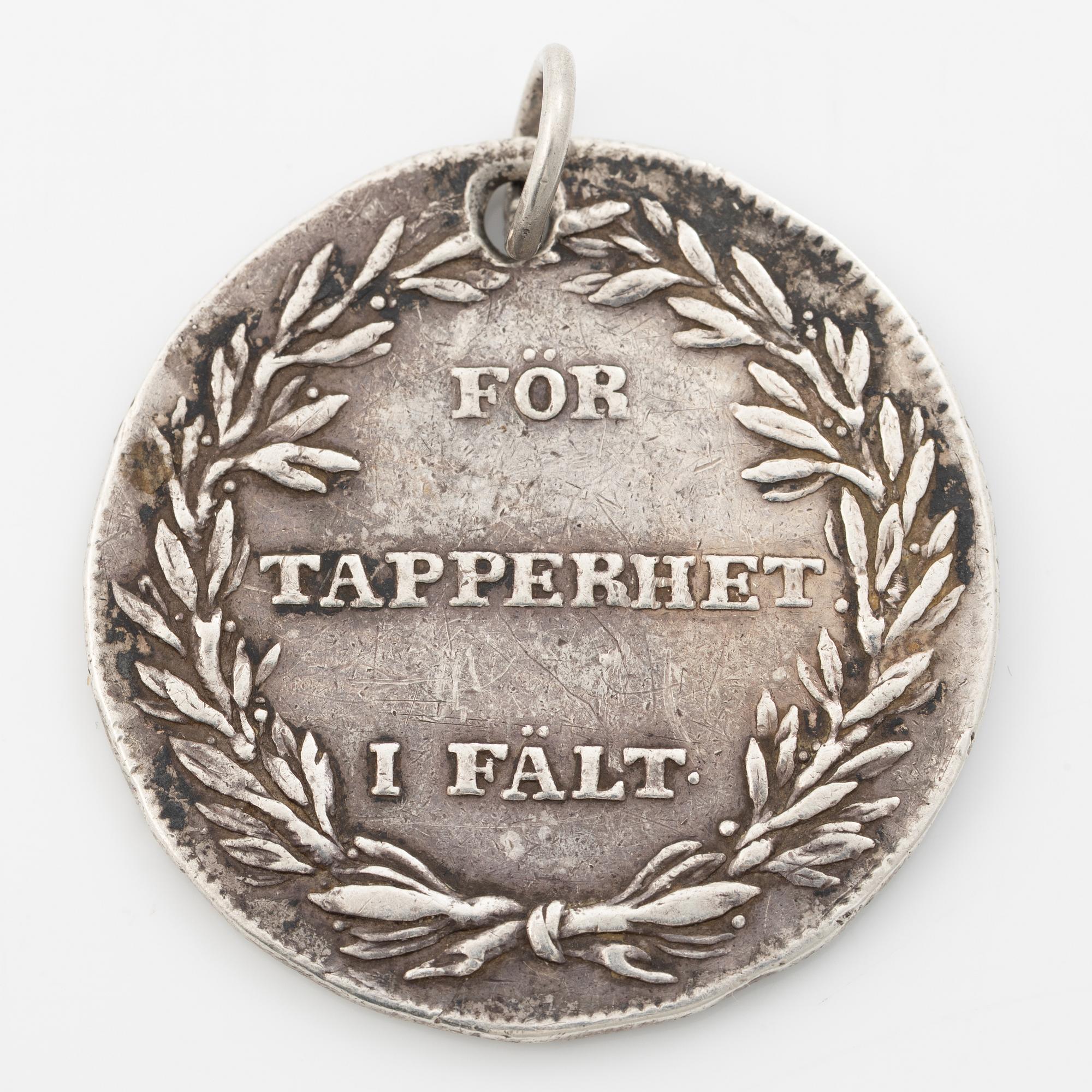 Medal of Valour, 1789 model, silver.