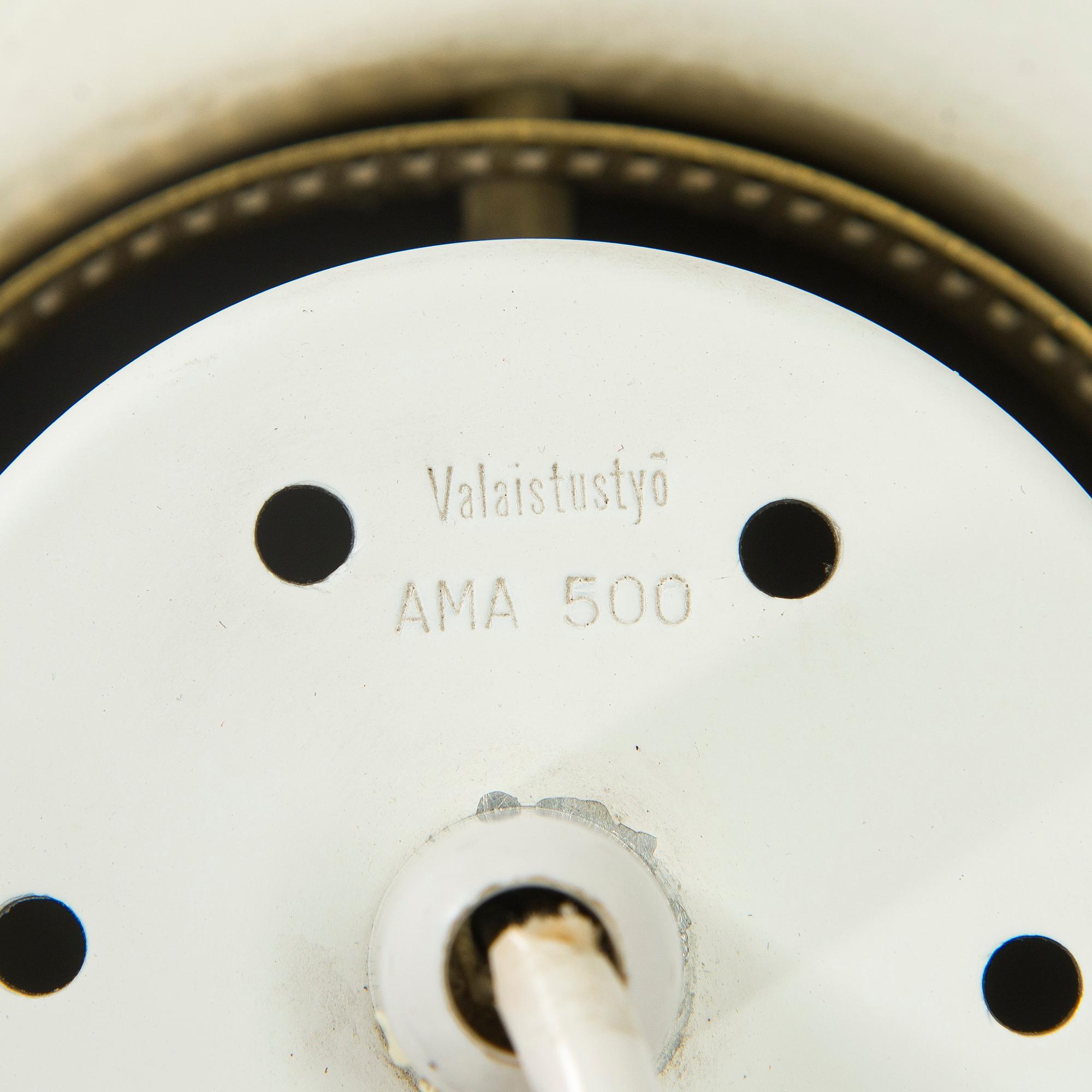 Aino Aalto, An 'AMA 500' pendant light for Valaistustyö.