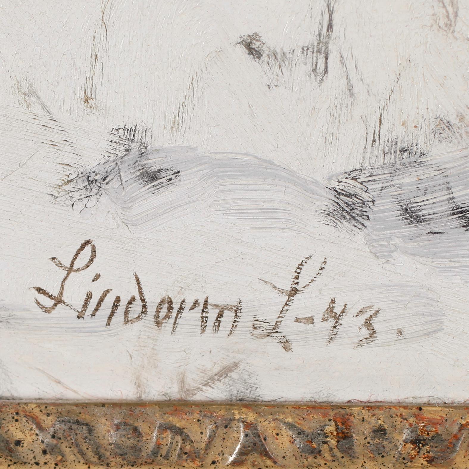 LINDORM LILJEFORS, olja på pannå, signerad och daterad-53.