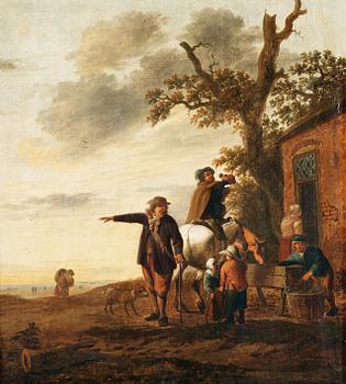 CORNELIS DUSART. Olja på pannå.