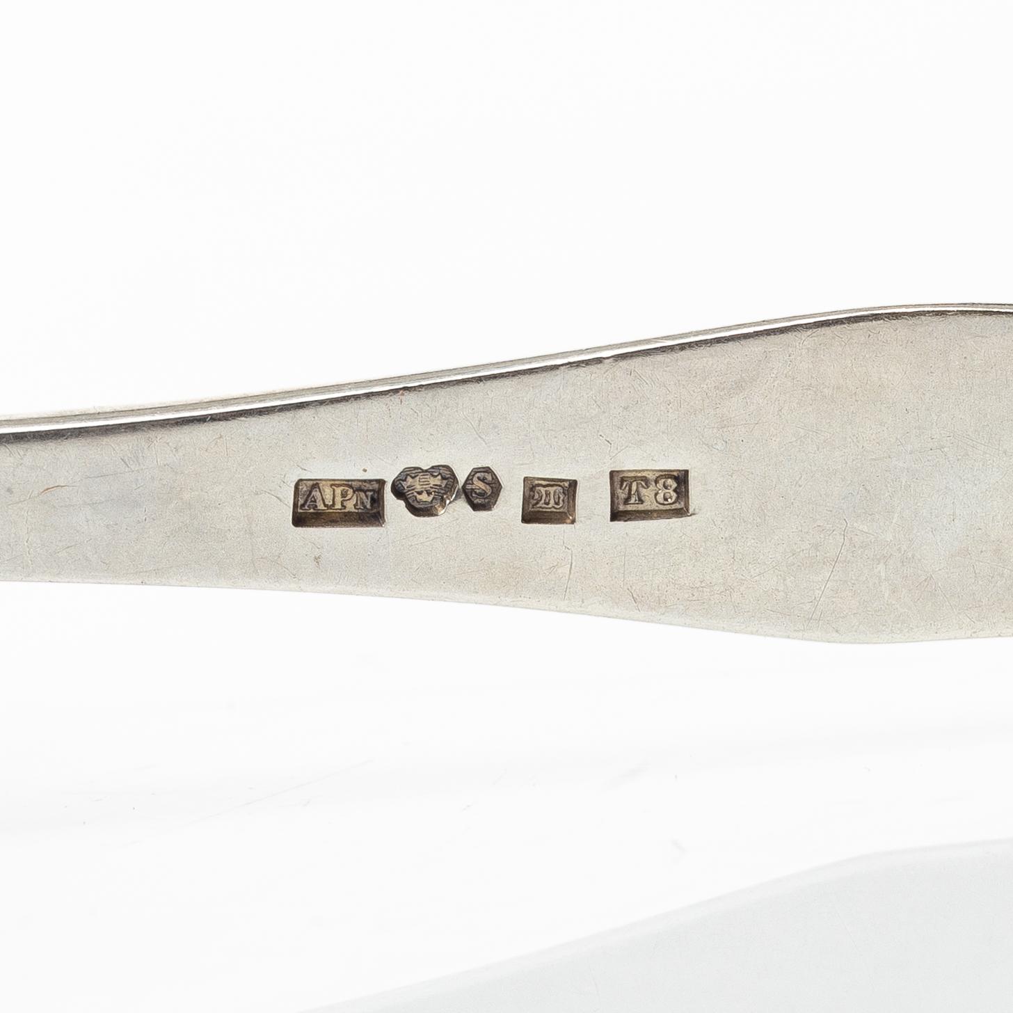 Wiwen Nilsson, and Axel Pettersson, 19 pieces of silver cutlery, 1940s.