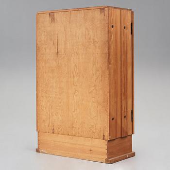 Axel Einar Hjorth, a "Lovö" stained pine cabinet, Nordiska Kompaniet, Sweden 1930's.