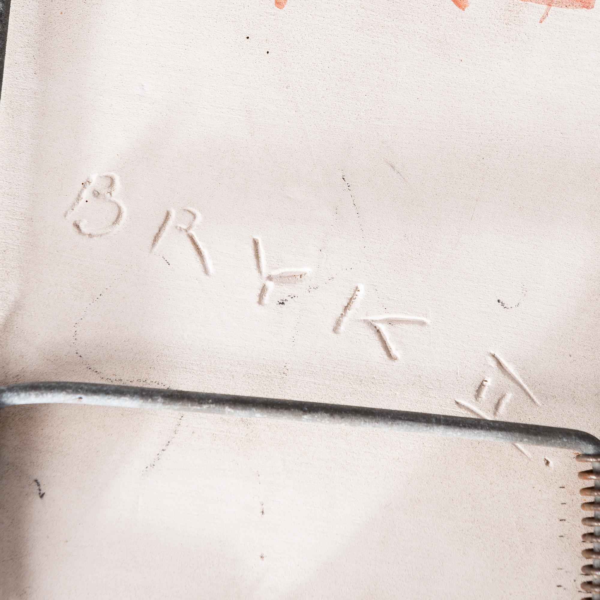 Rut Bryk, relief, keramik, signerad Bryk II.