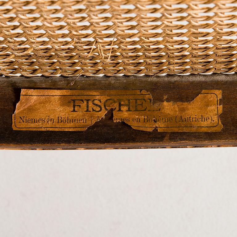 A BENTWOOD ROCKING CHAIR by Fischel, early 20th century.