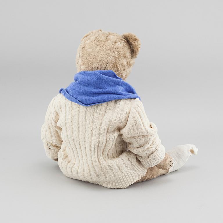 A circa mid 20th century teddy bear.