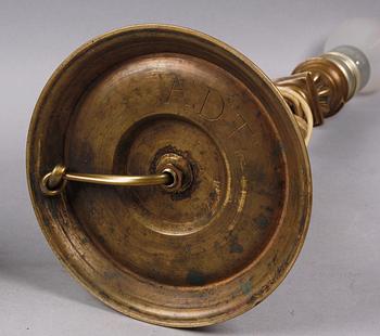 BORDSARMATUR, mässing. Gustaviansk stil, 1900-tal.