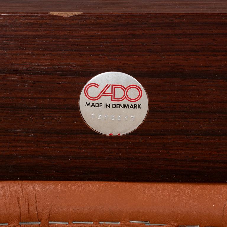 Finn Juhl, a rosewood easy chair, from Cado, Denmark, 1960's/70's.