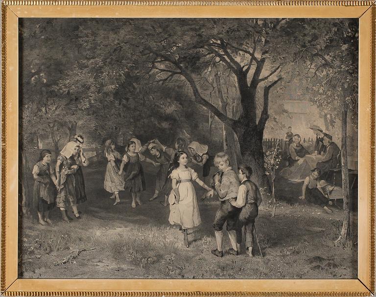 LITOGRAFISKA TRYCK, 2 st, 1800-talets andra hälft.