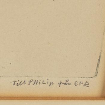 CARL FREDRIK REUTERSWÄRD, etching, signed.