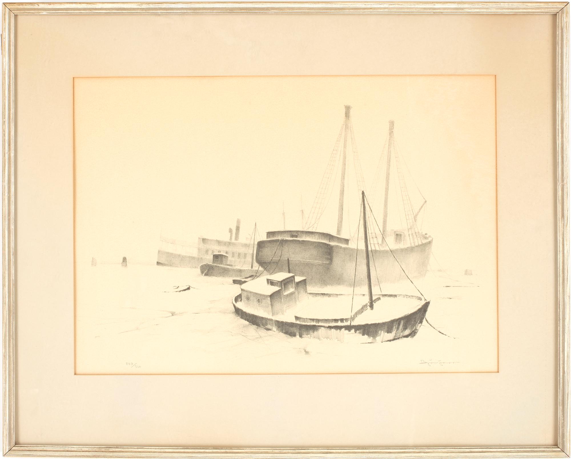 BJÖRN JONSSON, litografi, sign o numr 247/310.