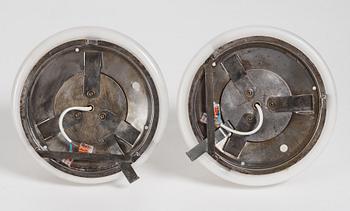 Harald Notini, a pair of ceiling lamps, version of model "10148", Arvid Böhlmarks Lampfabrik, 1930s.