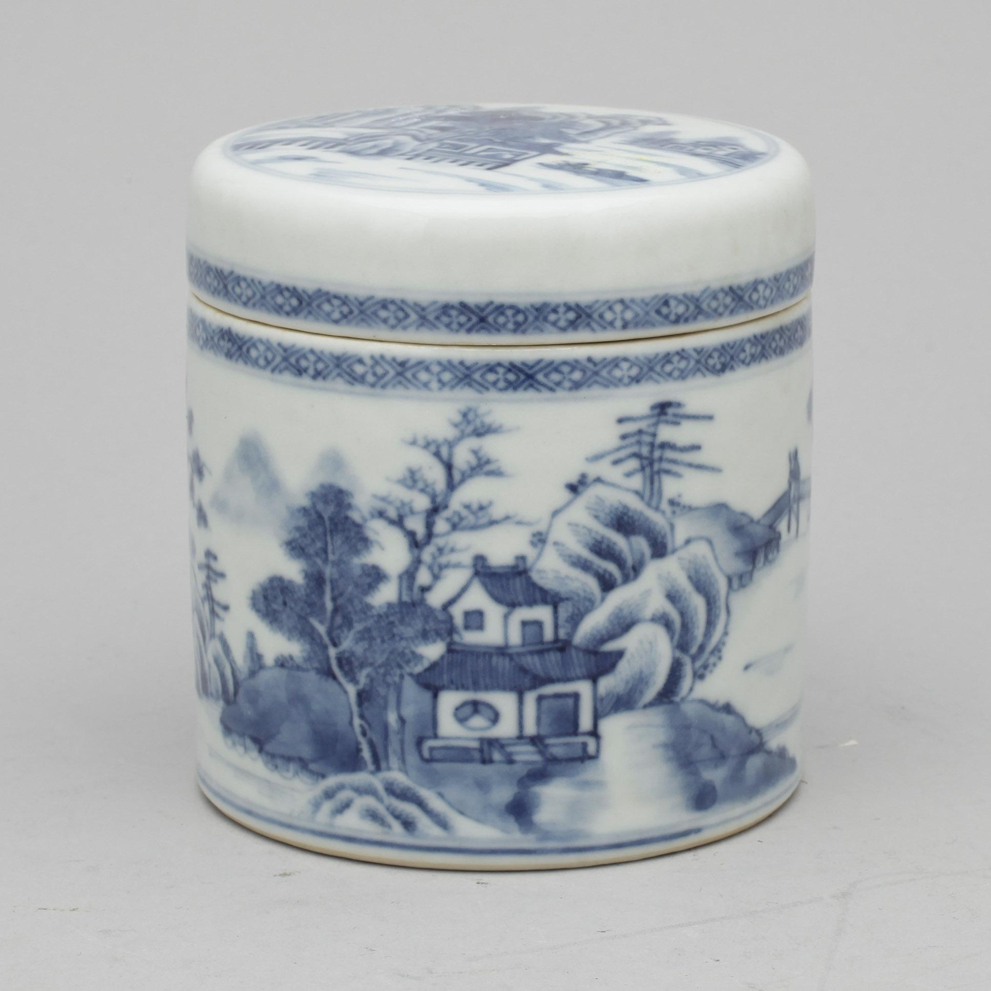 BURK med LOCK, kompaniporslin, Qing dynastin, Qianlong (1736-1795).