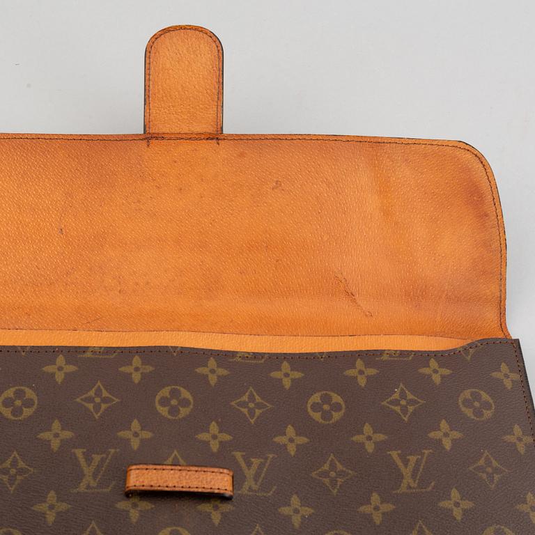 Louis Vuitton, a monogram canvas briefcase.