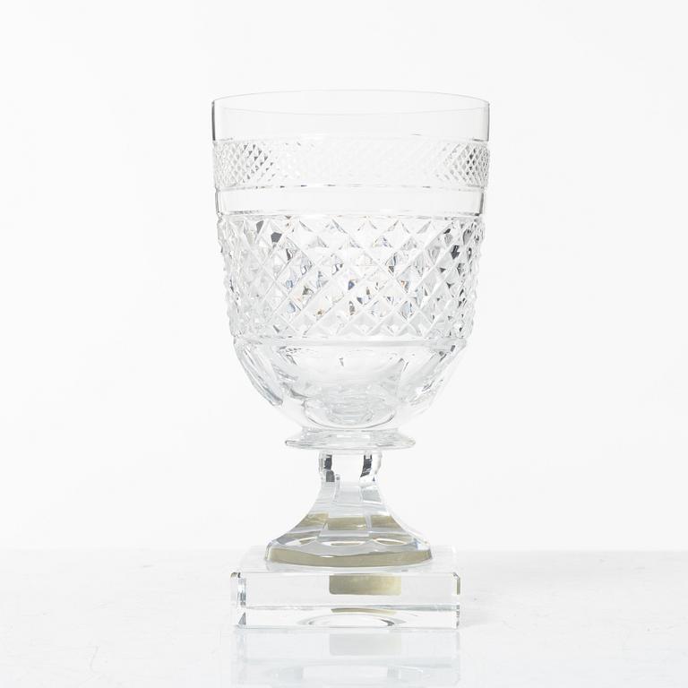 Elis Bergh, glasservis, 107 delar, "Kent", Kosta Boda.