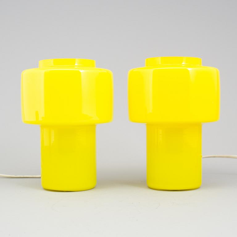 A pair of Luxus table lamps, 20th century.