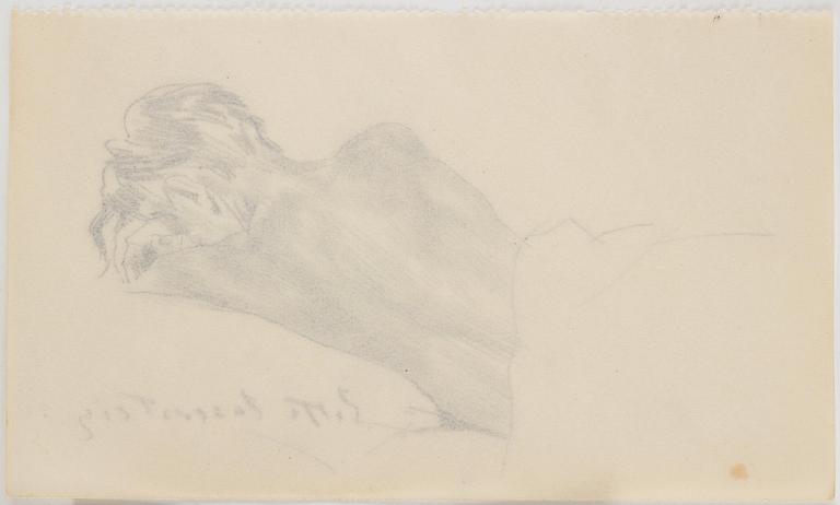 Lotte Laserstein, Traute in bed.