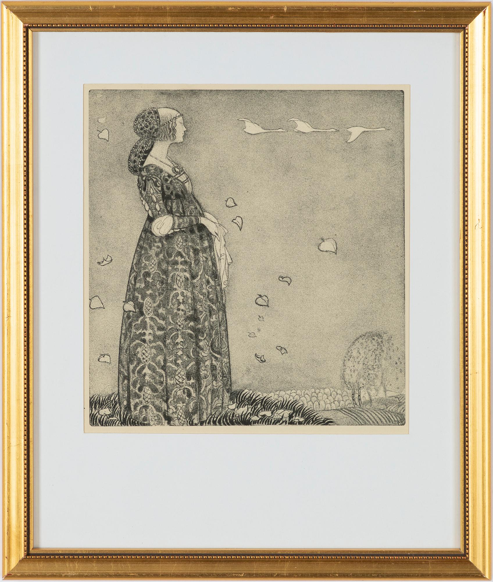 John Bauer, "Prinsessan och Svanarna".