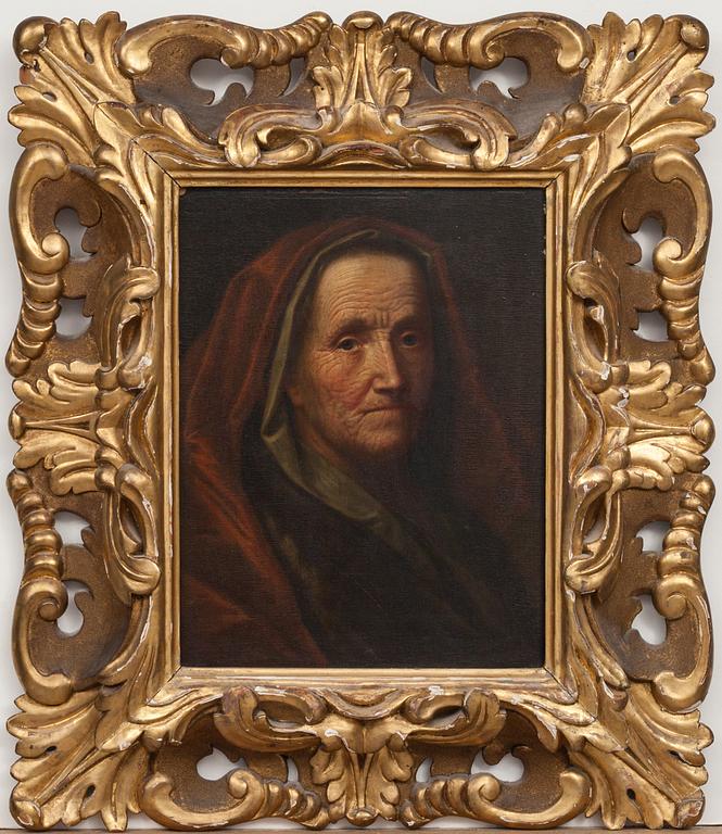 BALTHAZAR DENNER , hans krets. Olja på pannå.