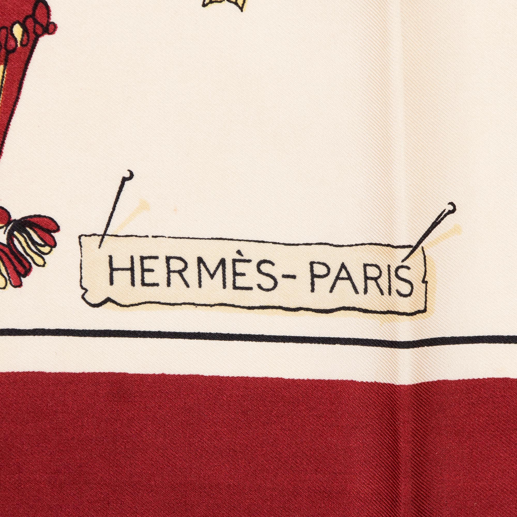 Hermès, a 'Passementerie' scarf.