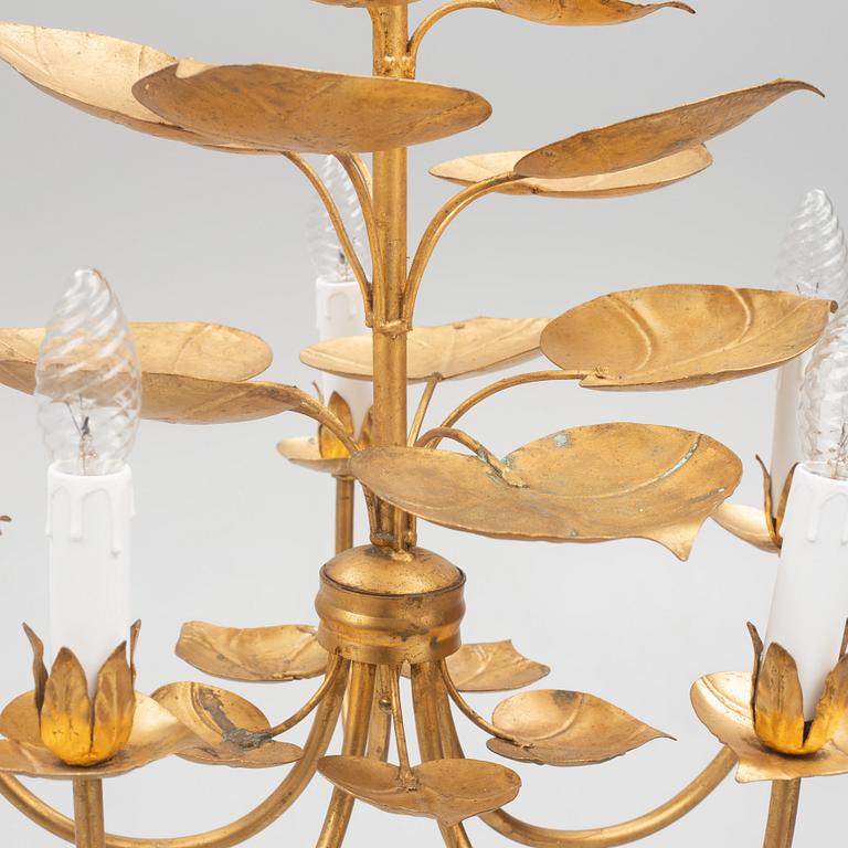 A ceiling lamp, probably Italy, second half of the 20th Century.