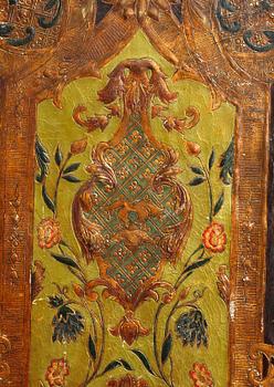 GYLLENLÄDER, 3 st. 1700-tal. Nordeuropa.