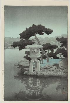 Kawase Hasui, färgträsnitt, Japan, 1946-1957.