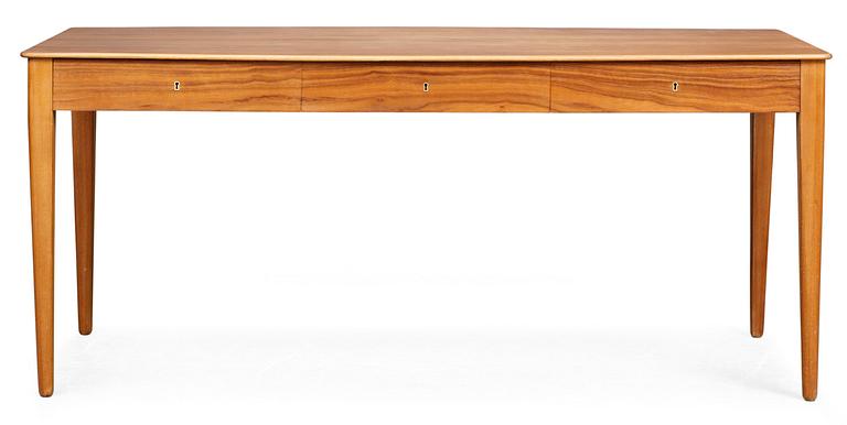 A Josef Frank mahogany desk, Firma Svenskt Tenn.