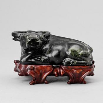 SKULPTUR, sten, orientalisk, 1900-tal.