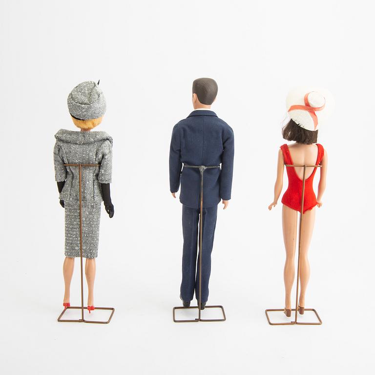 Barbiedockor 2 st & Ken, Matell 1960-tal.