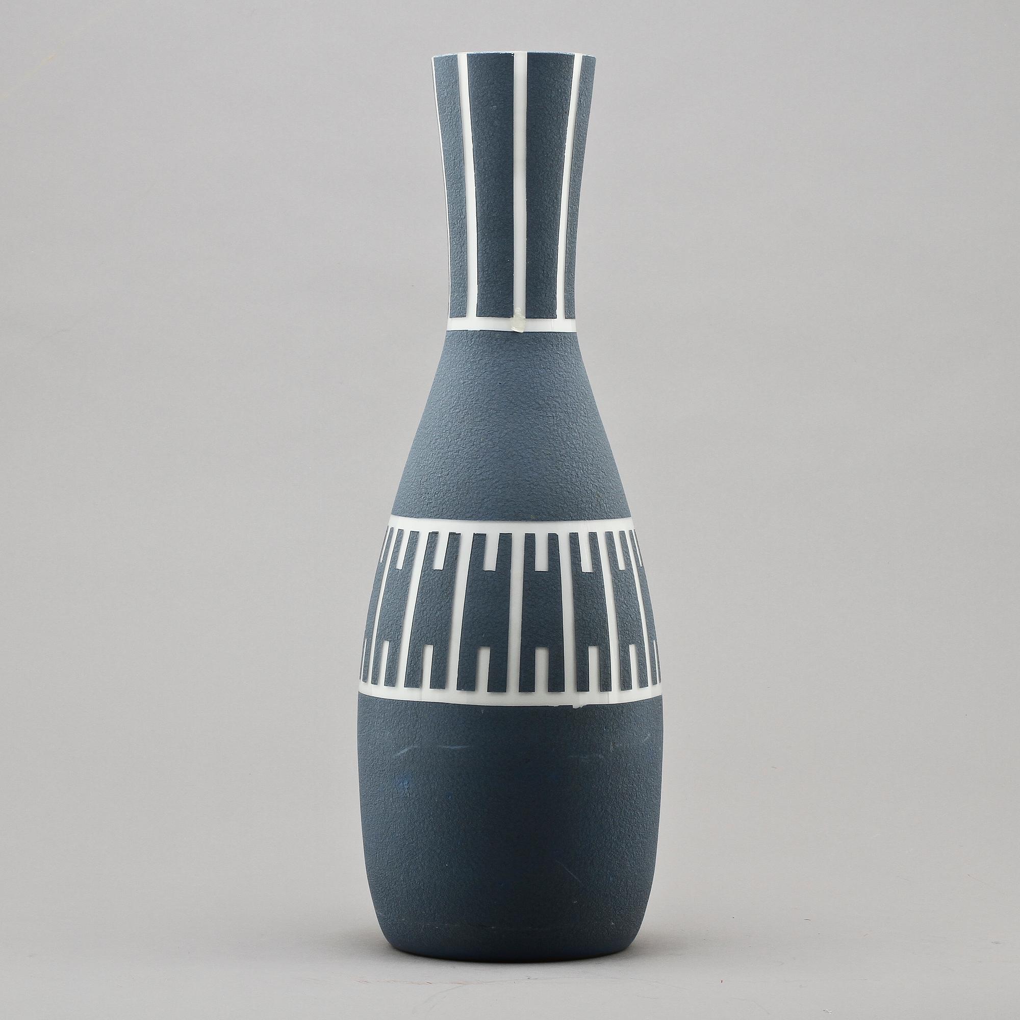 GOLVVAS, glas, Paul Kedelv, Flygsfors, för H55 (Helsingborgsutställningen 1955).