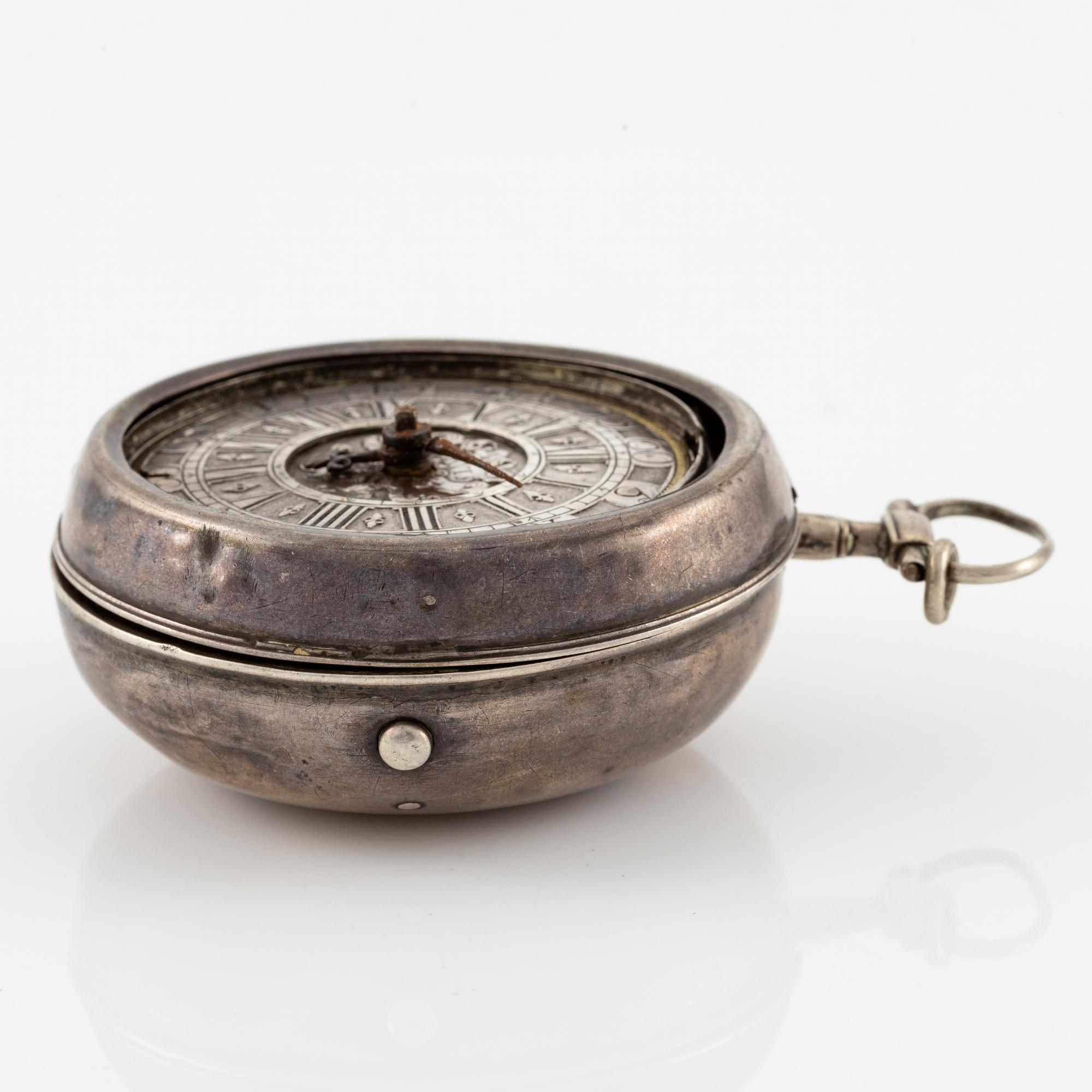 Fickur, av John Davis, London, tidigt 1700-tal, Barock.