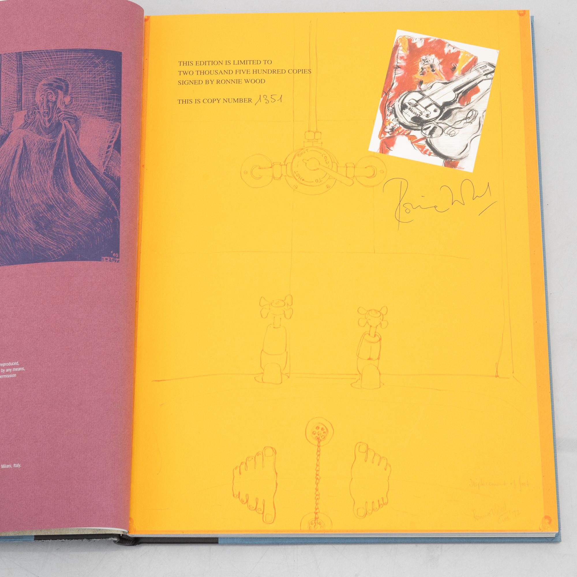 Ronnie Wood, monograph, "Wood On Canvas - Every Picture Tells A Story", Genesis Publications Limited, 1998.