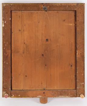 A Gustavian 2-light girandole mirror, late 18th century.