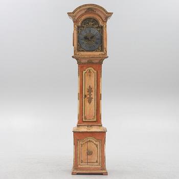 A 18th century longcase clock.