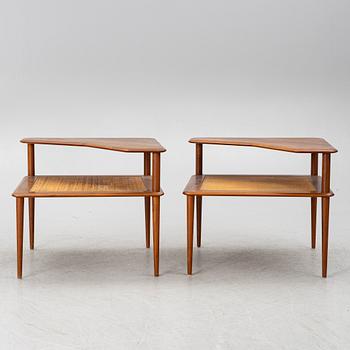Peter Hvidt & Orla Mølgaard Nielsen, a pair of 'Minerva' tables, France & Son, Denmark, 1960's.