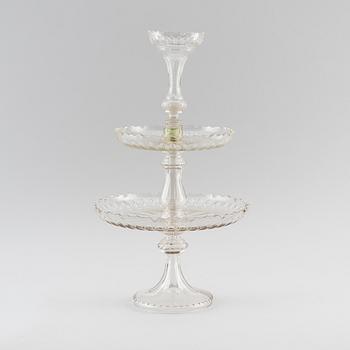 BORDSUPPSATS, glas, 1900-talets första hälft.