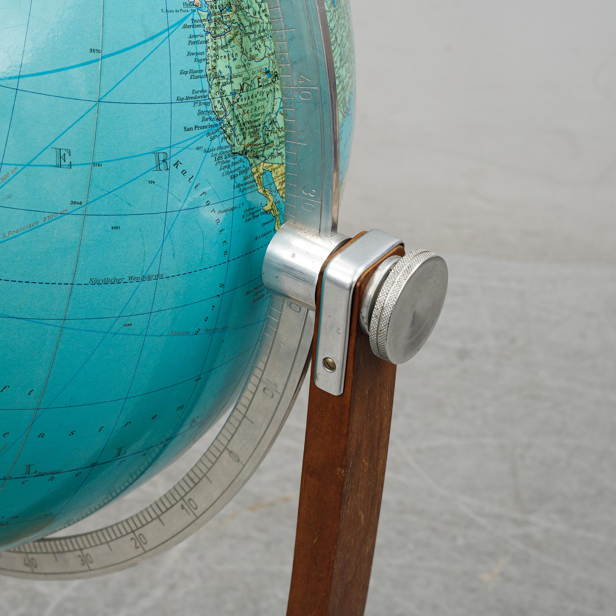 Jordglob, Columbus Duo, Tyskland, 1950/60-tal.